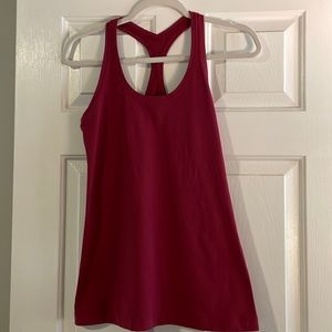 Lululemon Raspberry Color Tank top